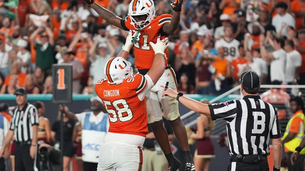 Miami is No. 1 in AP Top 25 for 1st time since '02, No. 2 BYU's ranking best since '84 title season — CBS Miami, Land O' Lakes Technology news