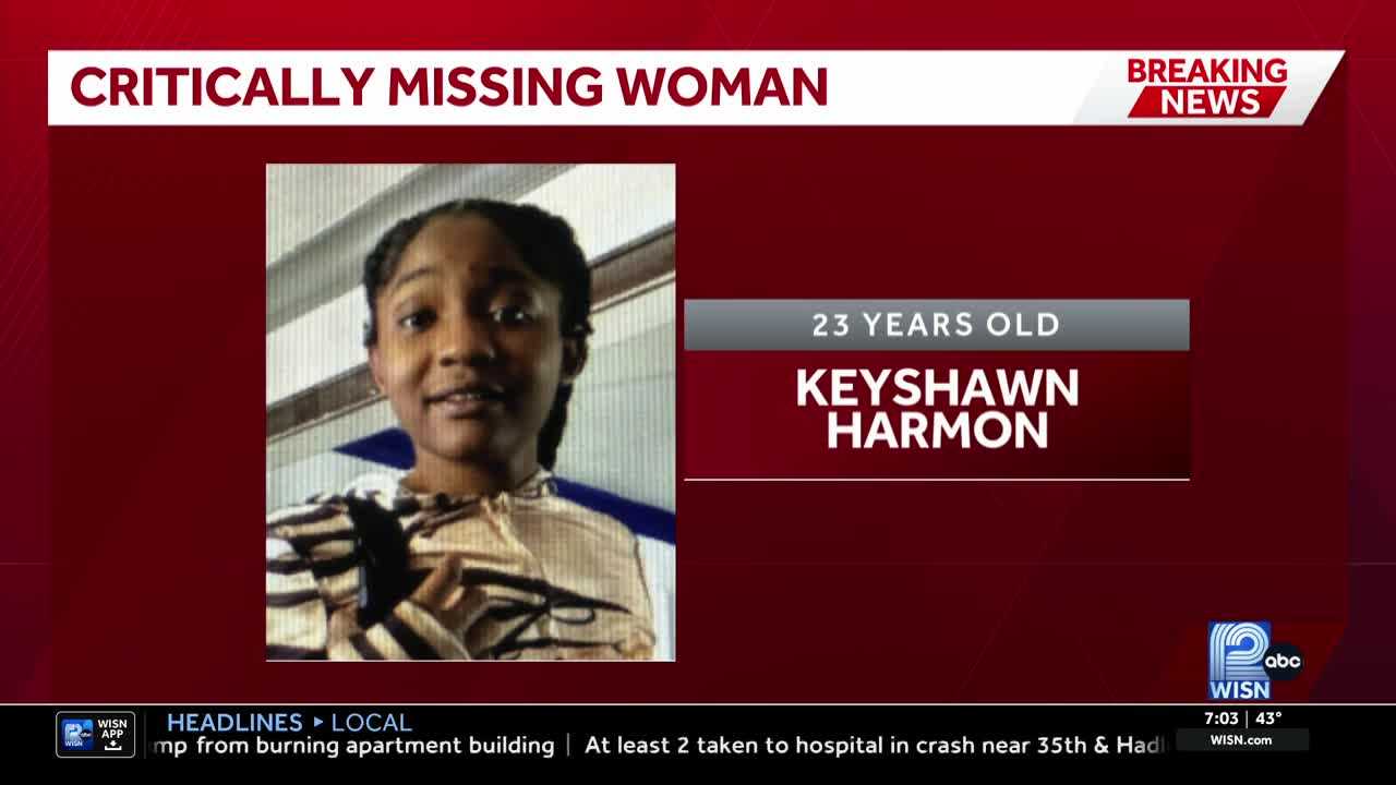 23-year-old woman critically missing; last seen near Milwaukee's Smith Park — WISN 12 Milwaukee, Land O' Lakes Community news