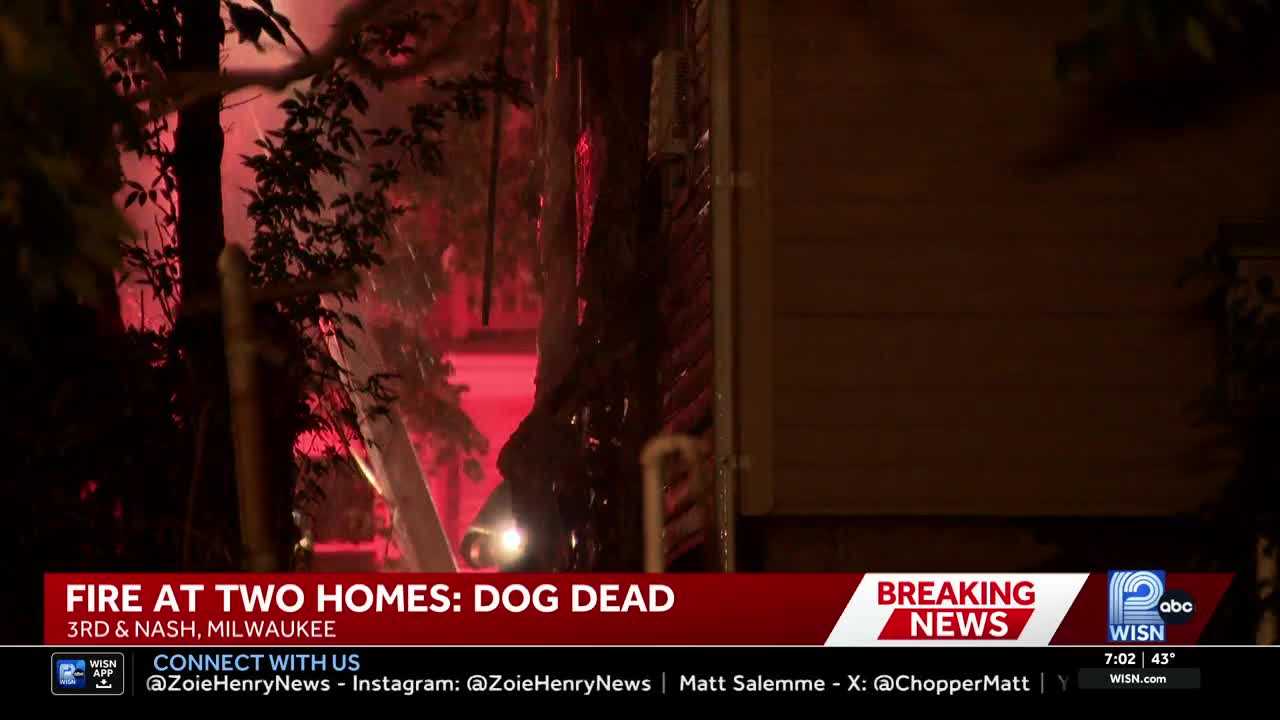 Dog killed during overnight fire that spread from one Milwaukee home to a second — WISN 12 Milwaukee, Land O' Lakes Community news