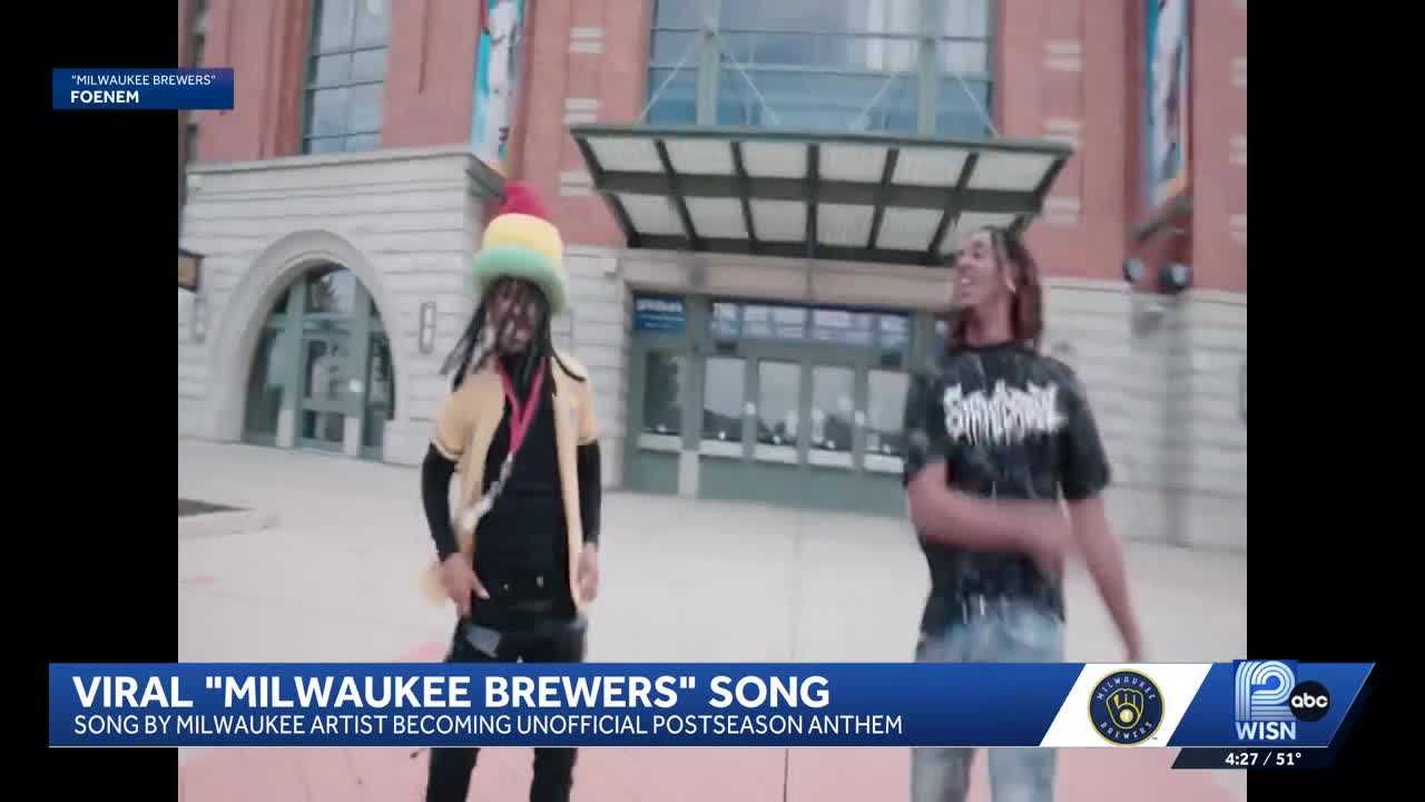 Milwaukee artist Foenem's 'Milwaukee Brewers' song goes viral as Brewers postseason anthem — WISN 12 Milwaukee, Land O' Lakes Arts news