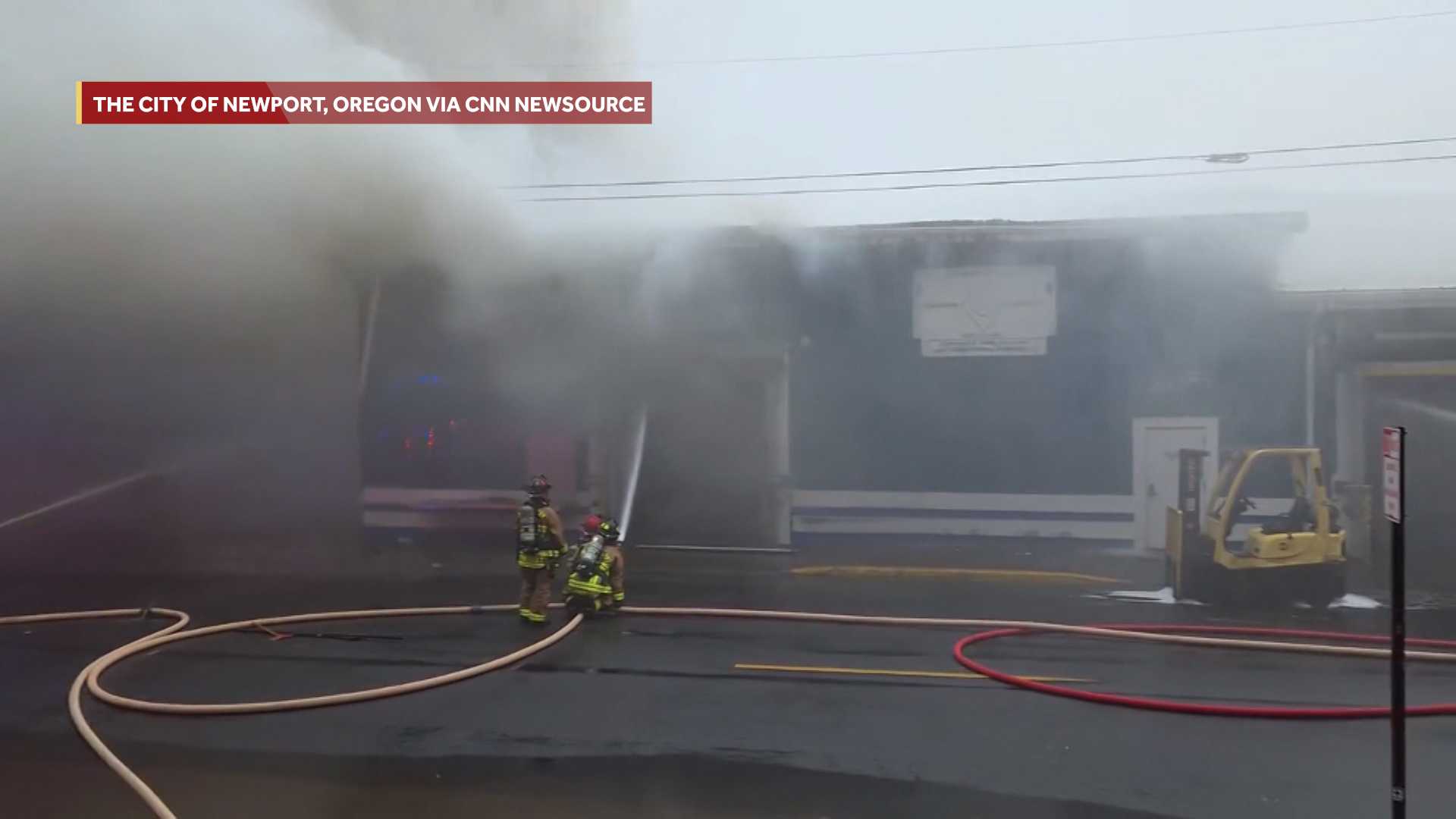 Possible ammonia contamination prompts evacuations after Oregon seafood plant fire, officials say — WISN 12 Milwaukee, Land O' Lakes Schools news