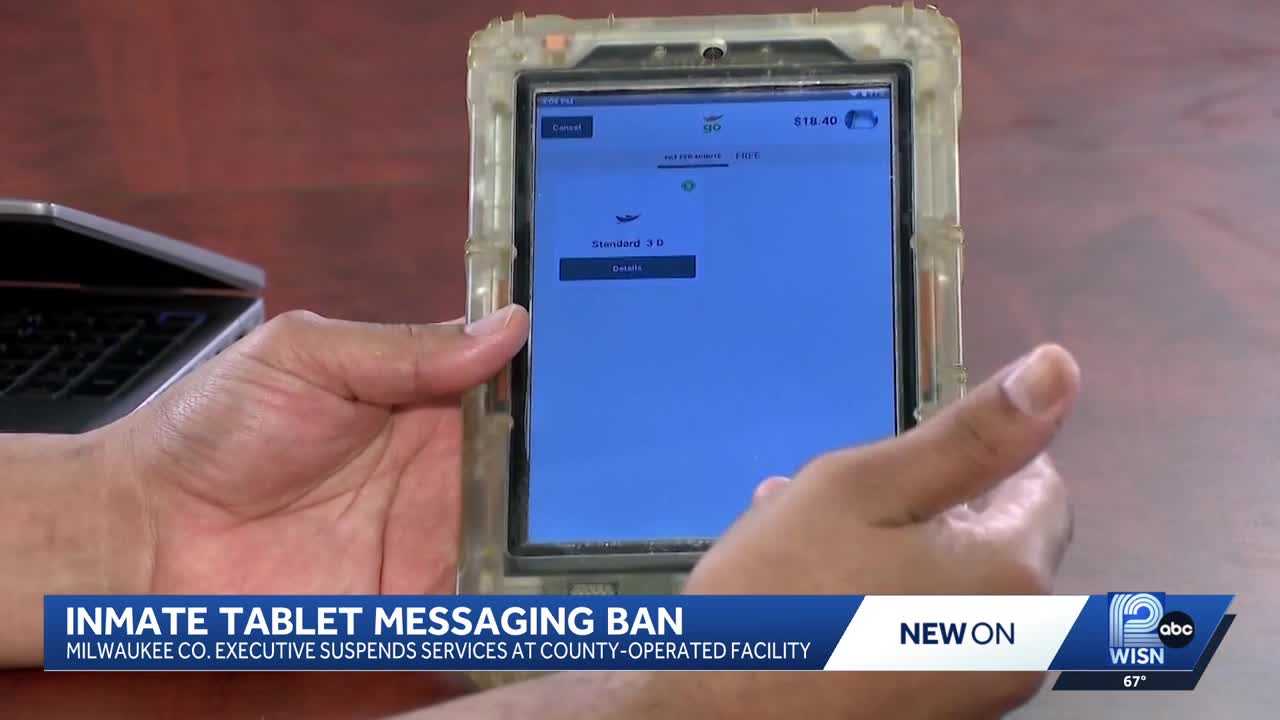 Milwaukee County Sheriff's Office suspends messaging feature on jail tablets — WISN 12 Milwaukee, Land O' Lakes Community news