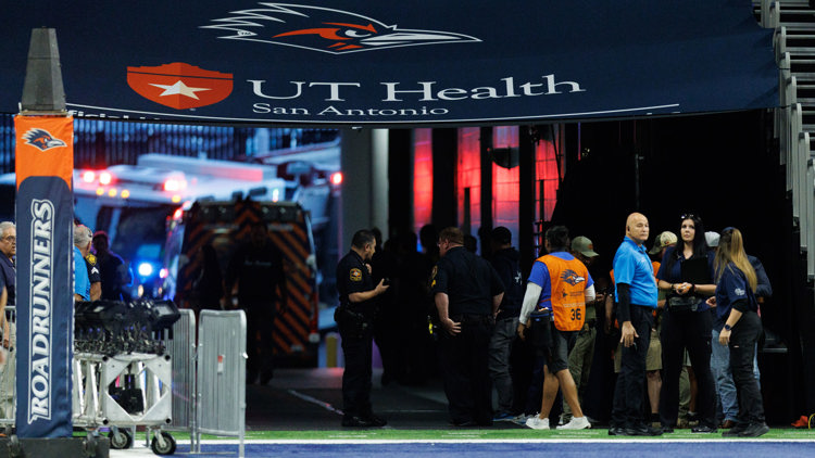 Military member dies after falling while rappelling from Alamodome's ceiling before UTSA vs. Navy game — NewsWest 9 (Permian Basin), Land O' Lakes Sports news