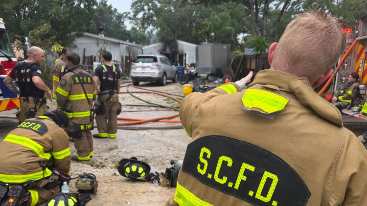 Firefighter suffers medical emergency while fighting a house fire in Sarasota — WTSP 10 Tampa Bay