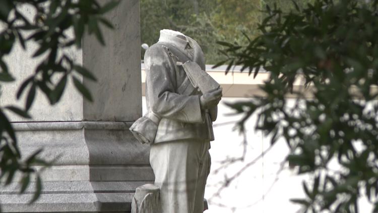 Confederate statue vandalized in Brandon; deputies investigating — WTSP 10 Tampa Bay