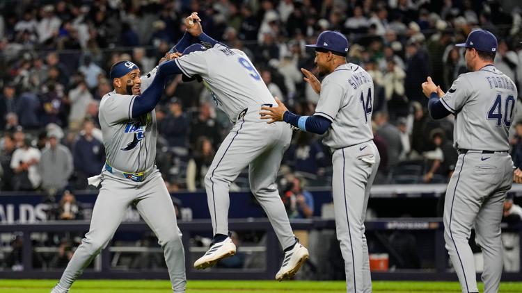 Singing `New York, New York,' Rays revel in recognition as they head to AL Championship Series — WTSP Sports Tampa Bay, Land O' Lakes Sports news