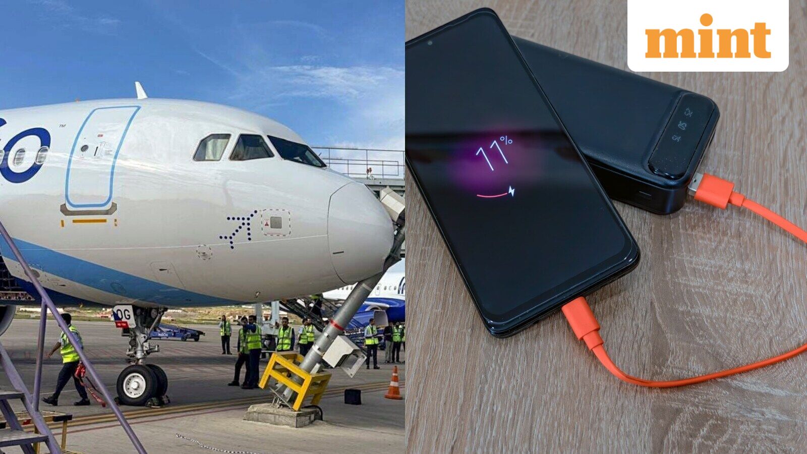 Chennai bound IndiGo flight diverted to Hyderabad after ablaze onboard: How power banks catch fire on plane? — Mint India, Land O' Lakes Business news